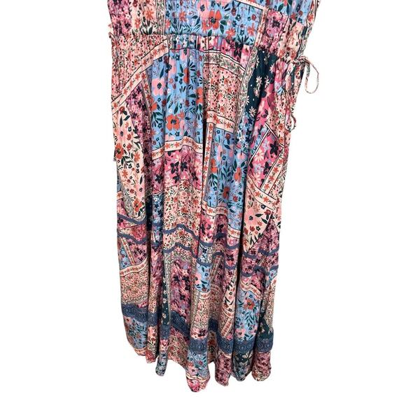 Matilda Jane Maxi Dress The Wildlife Patchwork Boho Cottagecore Long Pink Large - Picture 11 of 16